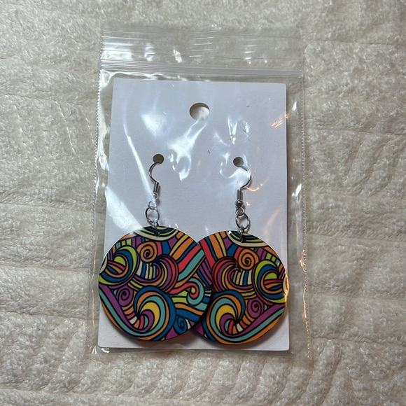 6 pairs pierced dangle earrings Halloween, Christmas, miscellaneous. - Picture 5 of 7